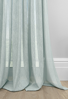Livorno Voile, Pale Duck Egg - Made to Measure Curtains